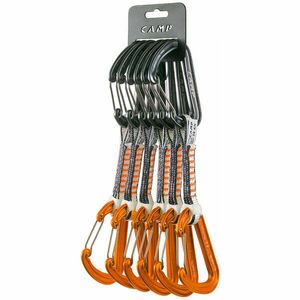 CAMP PHOTON WIRE EXPRESS KS DYNEEMA 11cm 6 PACK Set buclă echipată, portocaliu, mărime imagine