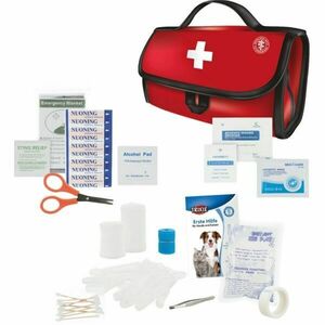 TRIXIE PREMIUM FIRST AID KIT Trusă de prim ajutor pentru câini și pisici, roșu, mărime imagine