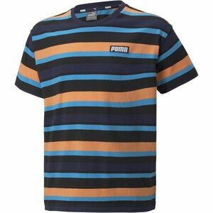 Puma ALPHA STRIPED TEE Tricou copii, mix, mărime imagine