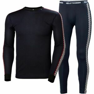 Helly Hansen HH LIFA STRIPE CREW Set practic pentru bărbați, albastru închis, mărime imagine