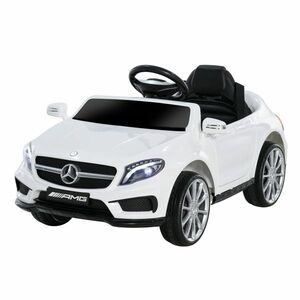 HOMCOM Mașină Electrică pentru Copii, Mercedes GLA Electric pentru Copii 3+ ani, cu Telecomandă, Faruri și Muzică, 100x58x46 cm, Alb | Aosom Romania imagine