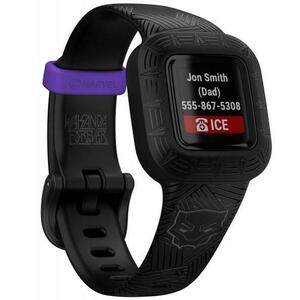 Bratara Fitness Garmin Vivofit Jr.3, Disney Black Panther, Bluetooth (Negru) imagine