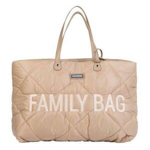 Geanta matlasata Childhome Family Bag Bej imagine