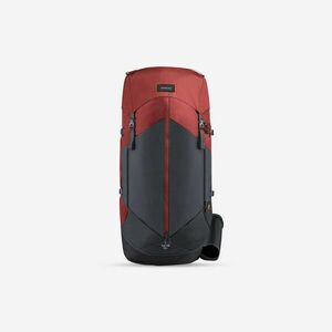 Rucsac Trekking MT100 Easyfit 70L Negru-Bordo Bărbați imagine