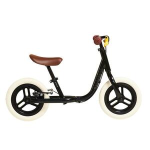 Bicicletă fără pedale Runride 500 10'' negru-bej copii 85-105 cm imagine