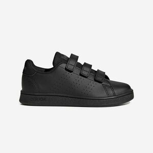 Încălțăminte cu benzi cu arici Educație fizică ADIDAS ADVANTAGE Negru Copii imagine