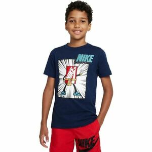 Nike NSW TEE Tricou pentru băieți, albastru închis, mărime imagine