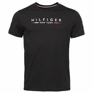 Tommy Hilfiger HILFIGER NEW YORK TEE Tricou pentru bărbați, negru, mărime imagine