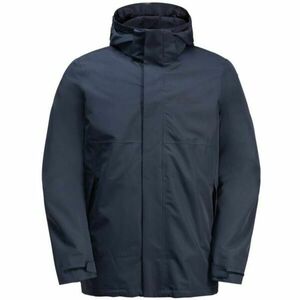 Jack Wolfskin LUNTAL 3IN1 M Geacă călduroasă bărbați, albastru închis, mărime imagine