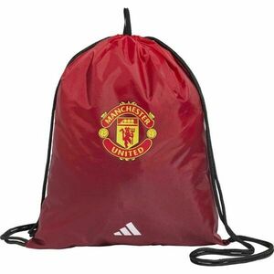 adidas MANCHESTER UNITED FC GYMSACK Rucsac sport, roșu, mărime imagine