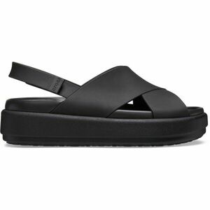 Crocs BROOKLYN LUXE CROSS STRAP W Sandale femei, negru, mărime 38/39 imagine