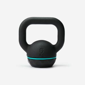 Ganteră Kettlebell din Fontă și Bază din Cauciuc - 6 kg imagine