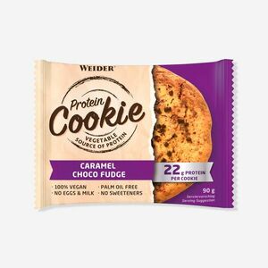 Biscuite vegan cu proteine, ciocolată și caramel 90 g imagine