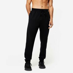 Pantalon de trening Regular 500 Fitness Essentials Negru Bărbați imagine