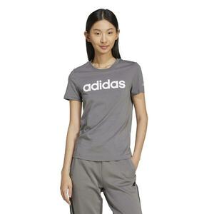 Tricou Fitness ADIDAS Gri închis cu imprimeu Damă imagine