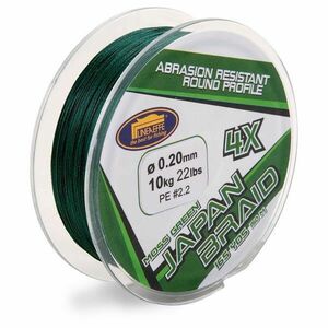 Fir Japan Braid X4 150m Verde LineaEffe (Diametru fir: 0.10 mm) imagine