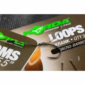 Riguri Korda Loops Krank Micro-Barbed, 18lbs, 3buc/blister (Marime Carlige: Nr. 8) imagine