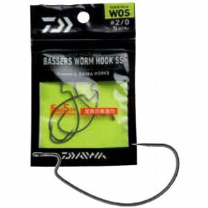 Carlige Daiwa Offset Bassers Worm nr.2/0, 5 buc imagine