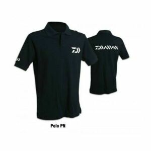 Tricou Polo Negru Daiwa (Marime: L) imagine