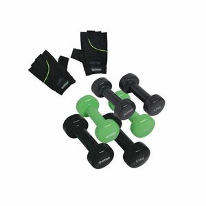 Vinyl Hantel-Set + Fitness Gloves imagine