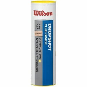 Wilson DROPSHOT 6 TUBE YELLOW DROPSHOT 6 TUBE YELLOW - Fluturaș de badminton, galben, mărime imagine