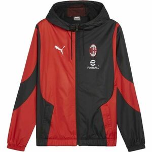 Puma AC MILAN PREMATCH WOVEN JACKET Geacă pentru bărbați, negru, mărime imagine