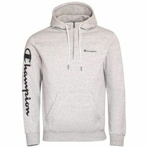 Champion FALL POLY FLEECE HOODED SWEATSHIRT Hanorac bărbați, gri, mărime imagine