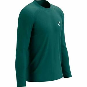 Compressport TRAINING TSHIRT LS Tricou cu mâneci lungi bărbați, verde, mărime imagine