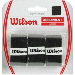 Wilson PRO SOFT OVERGRIP Grip racheta de tenis, negru, mărime imagine