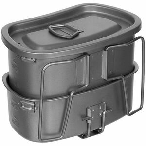 Set de gătit Fox Outdoor din 3 piese, titan imagine