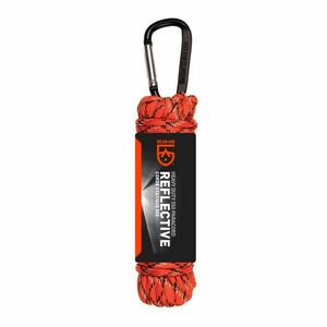 GearAid Paracord 550' 9 m portocaliu reflectorizant imagine