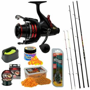 Set pescuit Benzar Classic Method Feeder, Lanseta + Mulineta + Nada + Fir + Montura + Matrita imagine