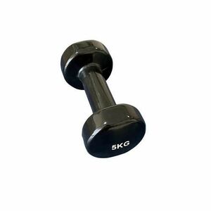 Gantera vinyl DHS Fitness DYPV035KG, 5kg (Negru) imagine