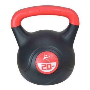 Gantera kettlebell Lifefit 529FVINKETT20, 20kg (Negru/Rosu) imagine