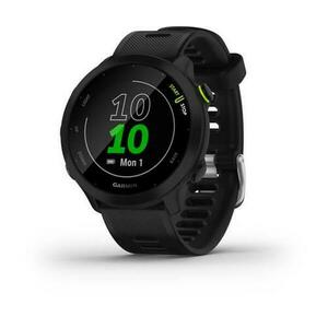 Ceas activity tracker Garmin Forerunner 55, GPS, Bluetooth, ecran MIP 1.04inch, bratara silicon (Negru) imagine