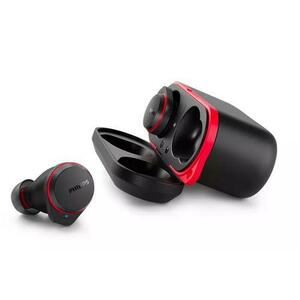 Casti Alergare True Wireless Philips TAA7507BK/00, Bluetooth, Waterproof IPX5 (Negru) imagine