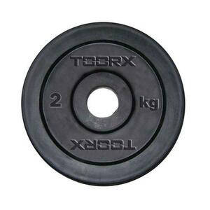 Disc fonta cauciucata TOORX 2 KG, Diametru 25 mm imagine