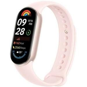 Bratara Fitness Xiaomi Smart Band 9, ecran AMOLED 1.62inch, Bluetooth 5.4, Rezistenta la apa 5 ATM, bratara TPU (Roz) imagine