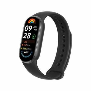 Bratara Fitness Xiaomi Smart Band 9, ecran AMOLED 1.62inch, Bluetooth 5.4, Rezistenta la apa 5 ATM, bratara TPU (Negru) imagine