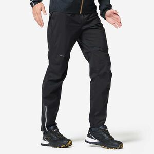 Pantalon de trening impermeabil alergare trail KIPRUN Run 900 Rain Negru Bărbați imagine