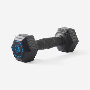 Ganteră HEX DUMBBELL 2, 5 kg Negru imagine