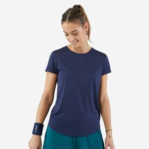 Tricou cu guler rotund Tenis Dry Essentiel 100 Bleumarin Damă imagine