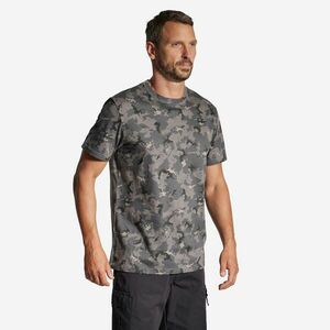 Tricou rezistent 100 CAMO ISLAND NEGRU imagine