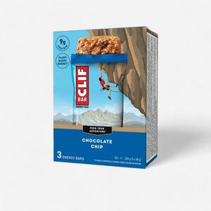 Baton Energizant CLIF BAR Fulgi de ciocolată (68 g) x 3 imagine