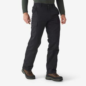 Pantalon cargo 100 Negru Bărbați imagine