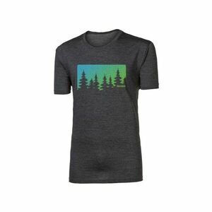 PROGRESS HRUTUR FOREST Tricou merino pentru bărbați, gri, mărime imagine