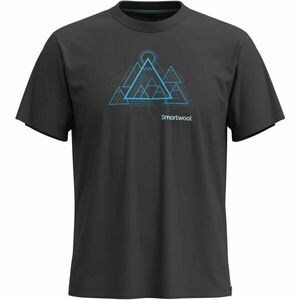 Smartwool BEAR RANGE GRAPHIC SHORT SLEEVE TEE Tricou bărbați, gri închis, mărime imagine