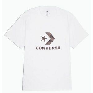 Converse STANDARD FIT CENTER FRONT LARGE LOGO STAR CHEV SS TEE Tricou unisex, alb, mărime imagine