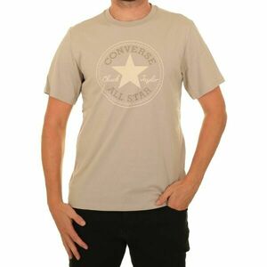 Converse STANDARD FIT CENTER FRONT CHUCK PATCH CORE TEE Tricou unisex, bej, mărime imagine