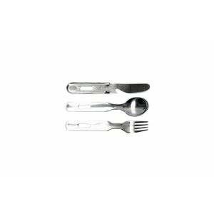 BasicNature Biwak Trekking Cutlery 3 segmente imagine